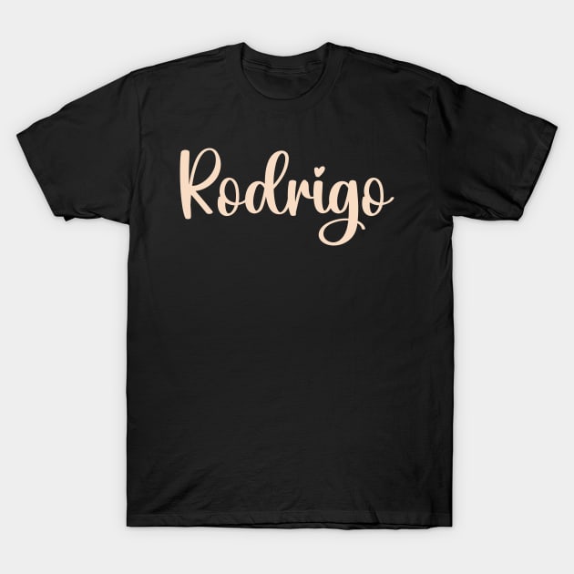 Rodrigo, Gift names T-Shirt by Arabic calligraphy Gift 